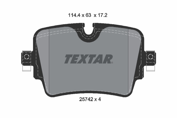 Brake Pad Set, disc brake (Rear axle)  Art. 2574201