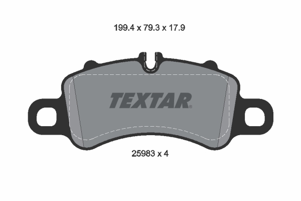 Brake Pad Set, disc brake (Front axle)  Art. 2598303