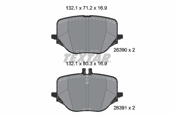 Brake Pad Set, disc brake  Art. 2639001