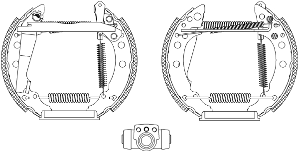 Brake Shoe Set (Rear axle)  Art. 84018200