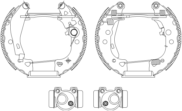 Brake Shoe Set (Rear axle)  Art. 84038002