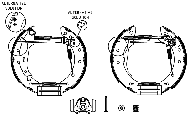 Brake Shoe Set (Rear axle)  Art. 84048002