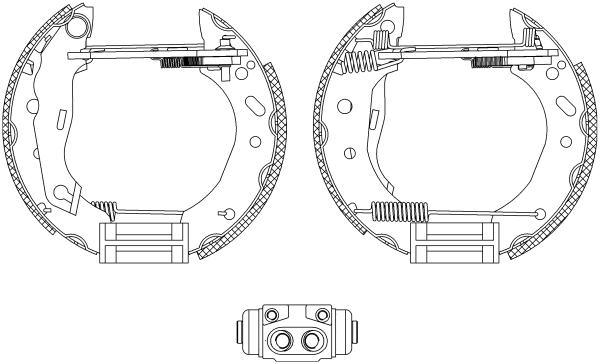 Brake Shoe Set (Rear axle)  Art. 84048800