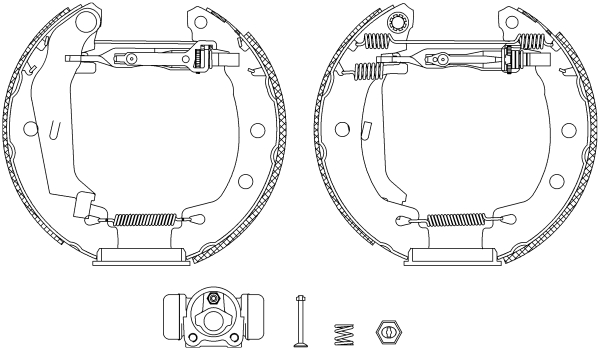 Brake Shoe Set (Rear axle)  Art. 84049500