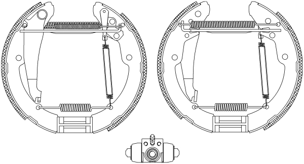 Brake Shoe Set (Rear axle)  Art. 84052401