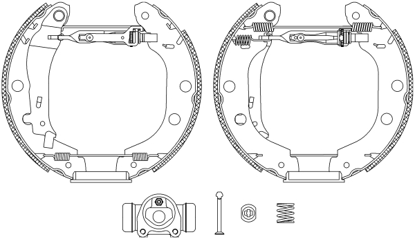 Brake Shoe Set (Rear axle)  Art. 84052701