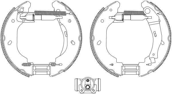 Brake Shoe Set (Rear axle)  Art. 84059100