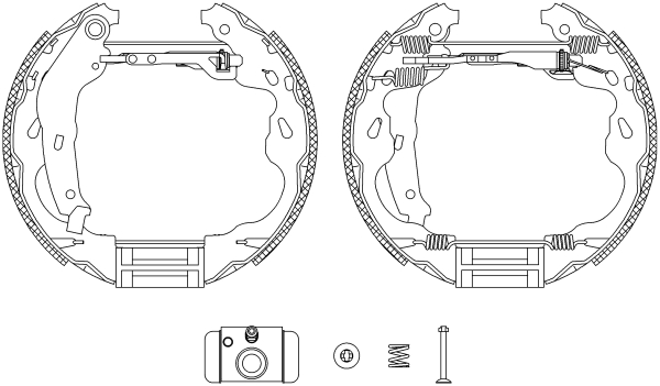 Brake Shoe Set (Rear axle)  Art. 84064500