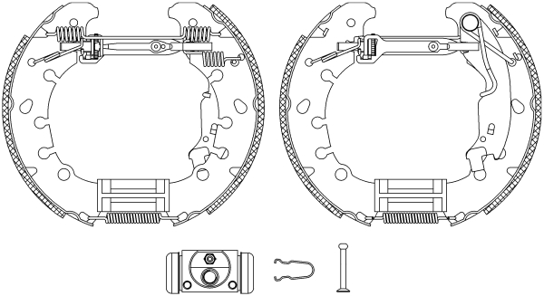 Brake Shoe Set (Rear axle)  Art. 84065300