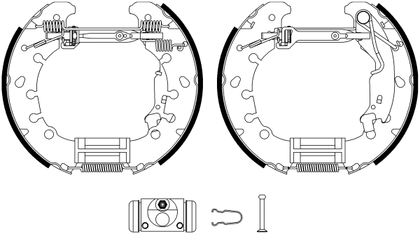 Brake Shoe Set (Rear axle)  Art. 84065301