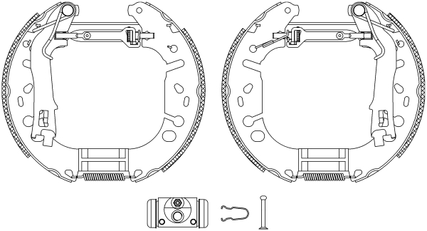 Brake Shoe Set (Rear axle)  Art. 84065402