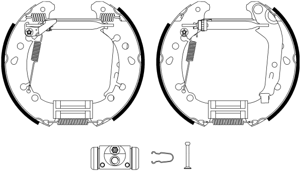 Brake Shoe Set (Rear axle)  Art. 84075000