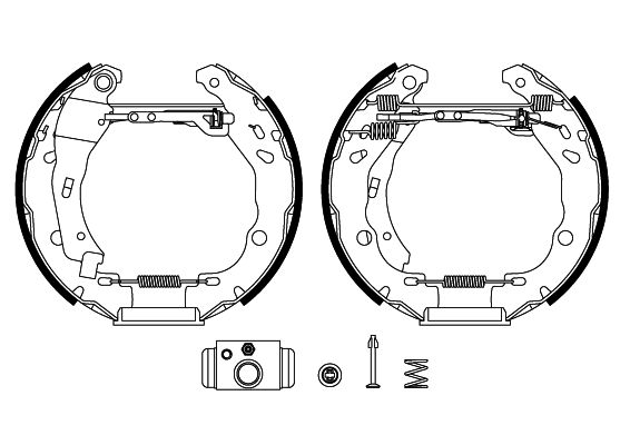 Brake Shoe Set (Rear axle)  Art. 84083200