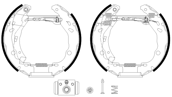 Brake Shoe Set (Rear axle)  Art. 84083201