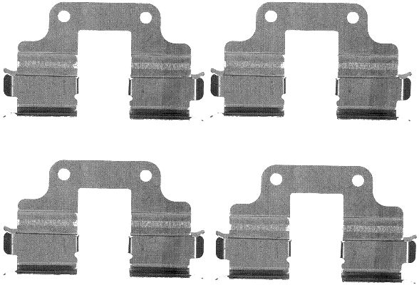 Accessory Kit, disc brake pad (Rear axle)  Art. 82074100