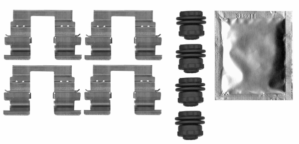 Accessory Kit, disc brake pad (Rear axle)  Art. 82546900