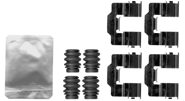 Accessory Kit, disc brake pad (Front axle)  Art. 82547100