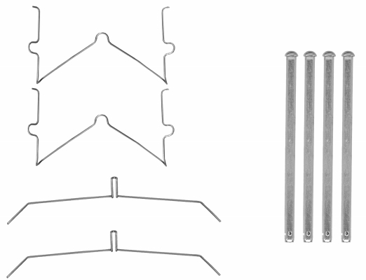 Accessory Kit, disc brake pad  Art. 82547600