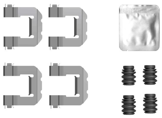 Accessory Kit, disc brake pad (Double cloth)  Art. 82557700