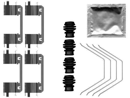 Accessory Kit, disc brake pad  Art. 82559500