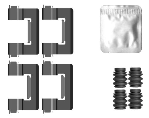 Accessory Kit, disc brake pad  Art. 82560700