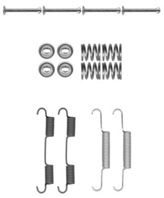 Accessory Kit, parking brake shoes (0.076)  Art. 97037500