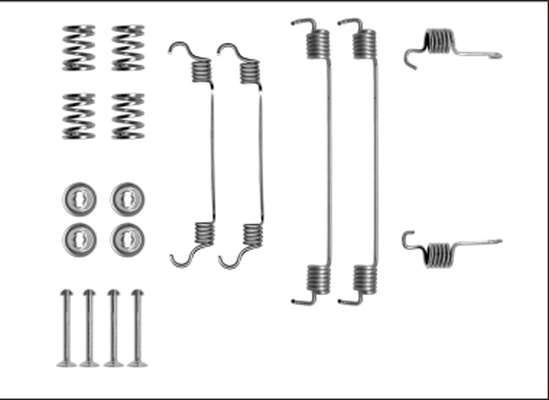 Accessory Kit, brake shoes (Rear axle)  Art. 97040800