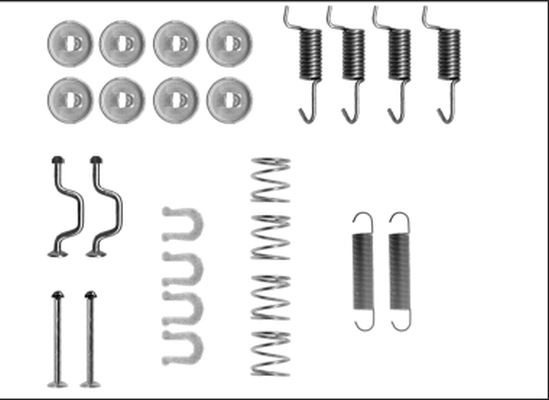 Accessory Kit, parking brake shoes (Rear axle)  Art. 97043500