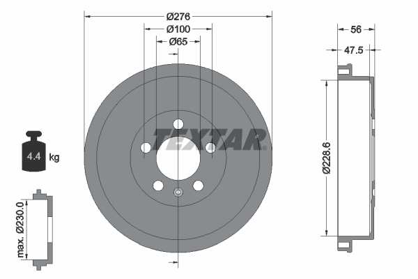 Brake Drum  Art. 94044600