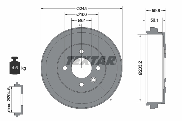 Brake Drum  Art. 94047900