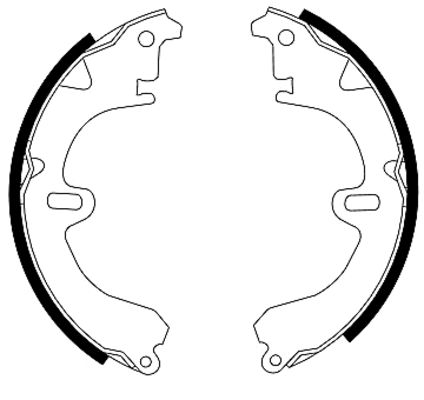 Brake Shoe Set (Rear axle)  Art. 91032500