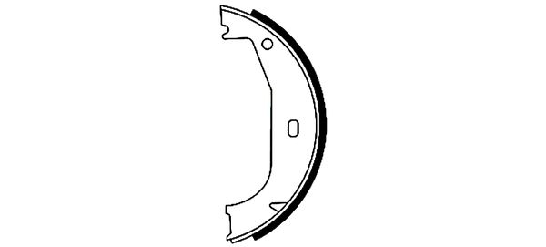 Brake Shoe Set, parking brake  Art. 91045500