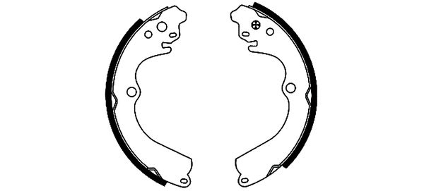 Brake Shoe Set (Rear axle)  Art. 91045901