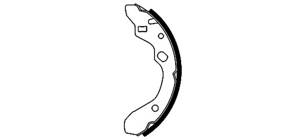 Brake Shoe Set (Rear axle)  Art. 91047400