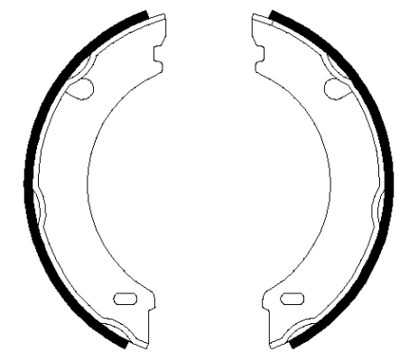 Brake Shoe Set, parking brake  Art. 91048301