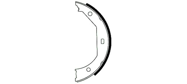 Brake Shoe Set, parking brake  Art. 91049300