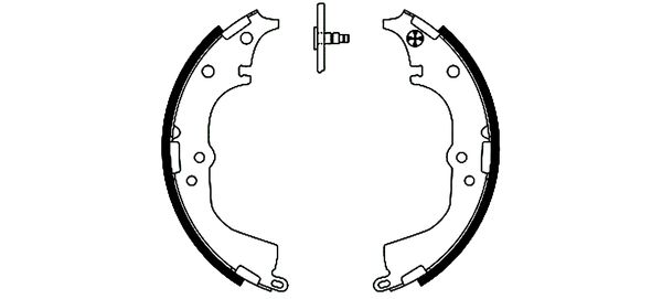 Brake Shoe Set (Rear axle)  Art. 91050900