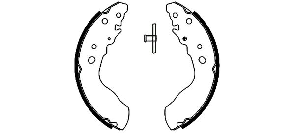 Brake Shoe Set (Rear axle)  Art. 91051300