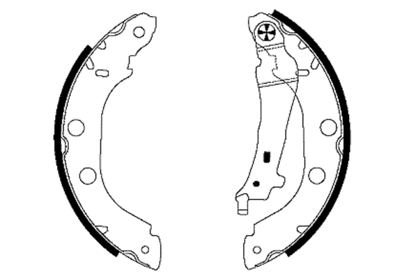 Brake Shoe Set (Rear axle)  Art. 91052700