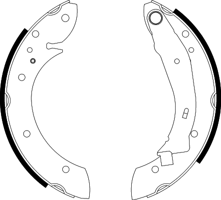 Brake Shoe Set (Rear axle)  Art. 91052900