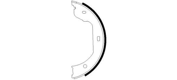 Brake Shoe Set, parking brake  Art. 91058700