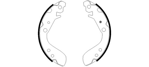 Brake Shoe Set (Rear axle)  Art. 91060400