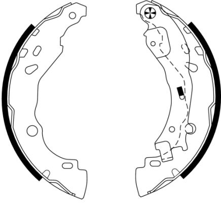 Brake Shoe Set (Rear axle)  Art. 91061600