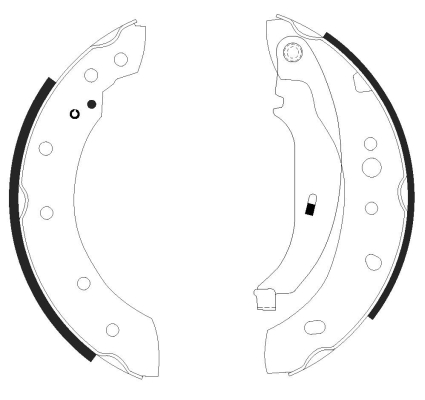 Brake Shoe Set (Rear axle)  Art. 91061800