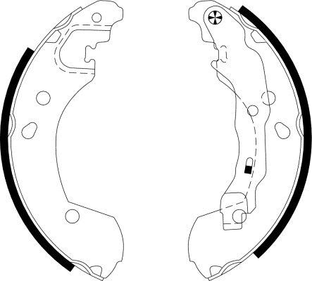 Brake Shoe Set (Rear axle)  Art. 91062600