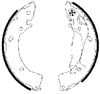 Brake Shoe Set (Rear axle)  Art. 91063300