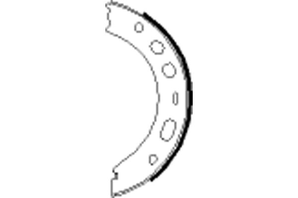 Brake Shoe Set, parking brake  Art. 91063500