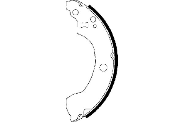 Brake Shoe Set (Rear axle)  Art. 91064400