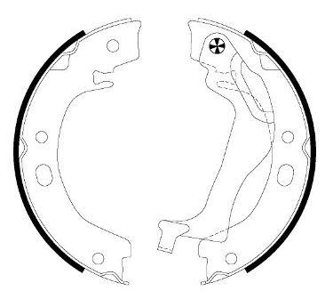 Brake Shoe Set, parking brake  Art. 91066500