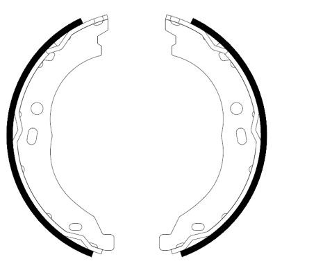 Brake Shoe Set, parking brake  Art. 91066700